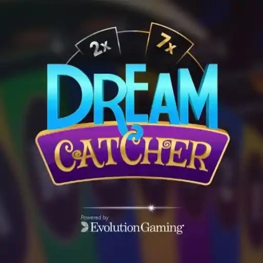 Official Live Dealer logo: Dream Catcher by Evolution at Robocat