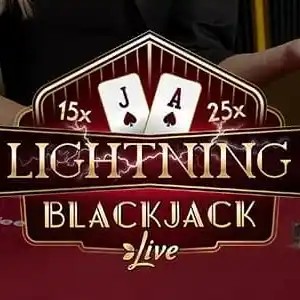 Lightning Blackjack logo – Live Dealer by Evolution at Robocat