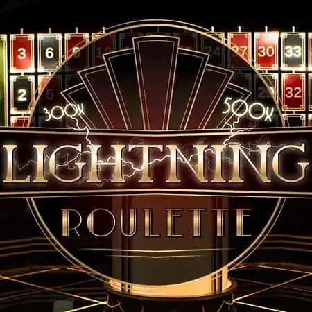 Lightning Roulette online game logo by Evolution on robocatgreece.gr