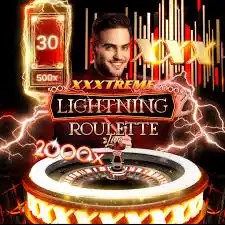 XXXtreme Lightning Roulette online game logo by Pragmatic Play on robocatgreece.gr